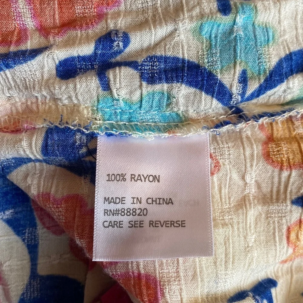 Rachel Roy Floral Off Shoulder Dress with Pink and Blue - Picture 9 of 11